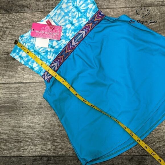 Gossip Girl Rash Guard Swim Top Size M - Picture 3 of 4